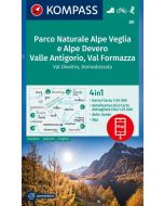 Parco Naturale Alpe Veglia e Alpe Devero, Valle Antigorio, Val Formazza 1:50.000