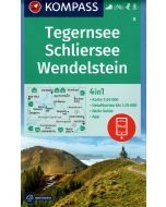 Tegernsee, Schliersee, Wendelstein 1:50.000