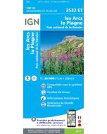 Les Arcs, La Plagne 1:25.000