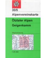 Otztaler Alpen - Geigenkamm 1:25.000