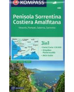 Penisola Sorrentina, Costiera Amalfitana, Vesuvio 1:50.000