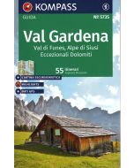Val Gardena, Val di Funes, Alpe di Siusi + carta
