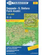 Sappada, Santo Stefano, Forni Avoltri 1:25.000