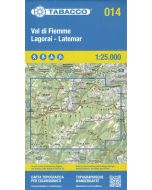 Val di Fiemme, Lagorai, Latemar 1:25.000