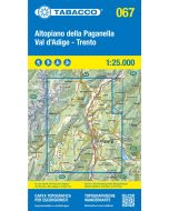 Altopiano della Paganella, Val d'Adige, Trento 1:25.000