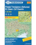 Prealpi Trevigiane e Bellunesi, M.Cesen, Col Visentin 1:25.000