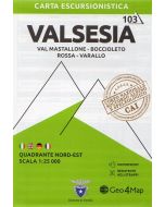 Valsesia - Val Mastallone - Quadrante Nord-Est f.3 1:25.000 (103)