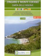 Zingaro e Monte Cofano carta delle riserve 1:25.000