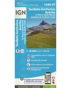 Tardets-Sorholus, Arette-La Pierre St-Martin 1:25.000