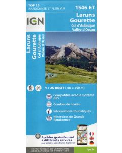Laruns, Gourette, Col d'Aubisque 1:25.000