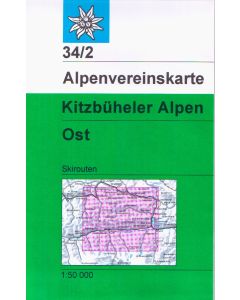 Kitzbueheler Alpen Ost Skirouten 1:50.000