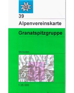 Granatspitzgruppe Skiroute 1:25.000