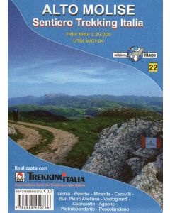 Alto Molise, Sentiero Trekking Italia f.22 1:25.000