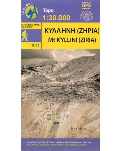 Mount Kyllini (Ziria) – Monte Cillene 1:30.000