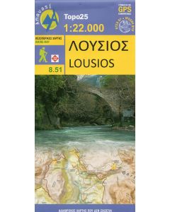 Lousios (Dimitsana e Mount Klinitsa) 1:22.000