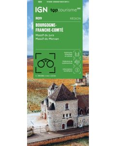 Bourgogne, Franche-Comté / Borgogna, Franca Contea 1:250.000