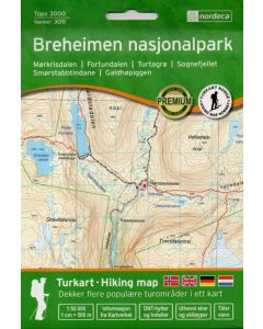 Breheimen Nasjonalpark 1:50.000 f.3011