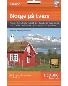 Norge pa tvers 1:50.000