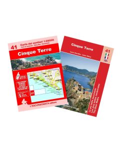 41 - Cinque Terre carta dei sentieri 1:25.000 con guida