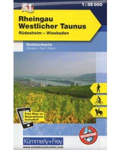 Rheingau, Westlicher Taunus 1:35.000