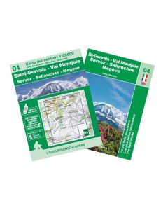 04 - Saint-Gervais - Val Montjoie - Servoz - Sallanches - Megève 1:25.000 con guida