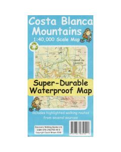 Costa Blanca Mountains 1:40.000