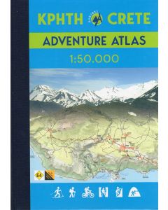 Crete adventure atlas 1:50.000 - with the Cretan Way