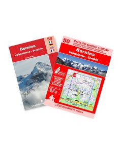 Bernina, Valmalenco, Sondrio carta dei sentieri e scialpinistica 1:25.000 ANTISTRAPPO 2024