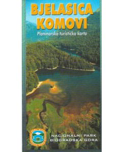 Bjelasica Komovi Mountain 1:60.000 