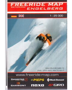 Engelberg freeride map 1:25.000
