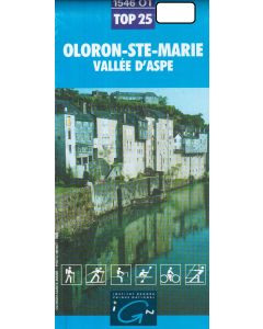 Oloron, Ste-Marie, Vallée d'Aspe 1:25.000