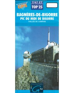 Bagnères-de-Bigorre, Pic du Midi de Bigorre, Vallée de Campan 1:25.000