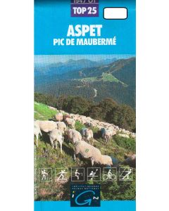 Aspet, Pic de Maubermé 1:25.000