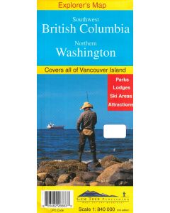 Southwest British Columbia, Northern Washington 1:840.000 