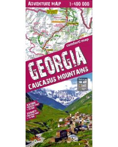 Georgia 1:400.000 - Caucasus Mountains 1:75.000