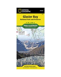 Glacier Bay National Park and Preserve Map 1:240.000
