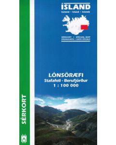 Lónsöræfi, Stafafell, Berufjörður f.6 1:100.000