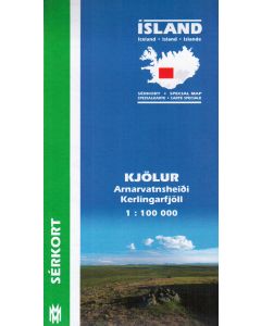 Kjölur, Arnarvatnsheiði, Kerlingarfjöll f.3 1:100.000