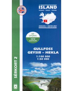 Gullfoss, Geysir, Hekla f.2 1:100.000