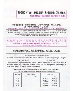Messina e Reggio di Calabria 1:50.000