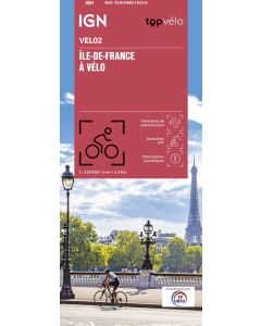 Ile-de-France à vélo 1:110.000