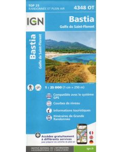 Bastia, Golfe de St-Florent 1:25.000