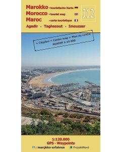 Agadir, Taghazout, Imouzzer 1:120.000 - J12