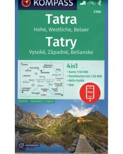 Tatra Hohe, Westliche, Belaer 1:50.000 