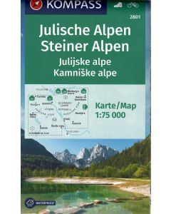 Julische Alpen, Steiner Alpen / Alpi Giulie, Alpi di Kamnik, Alpi della Savinja 1:75.000 - Lago di Bled