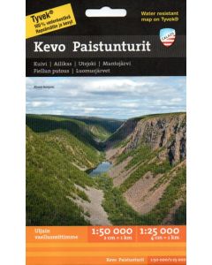 Kevo, Paistunturit 1:50.000/1:25.000