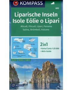 Isole Eolie o Lipari 1:25.000