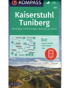 Kaiserstuhl, Tuniberg 1:25.000