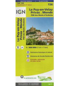 Le Puy-en-Velay, Privas, Mende f.156 1:100.000