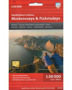 Lofoten: Moskenesoya, Flakstadoya 1:30.000